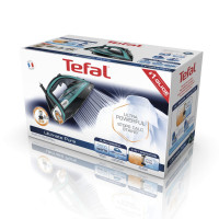 Produktbild för Tefal Ultimate Pure FV9844 Torr & Ångstrykjärn Stryksula Durilium Autoclean 3200 W Svart, Blå