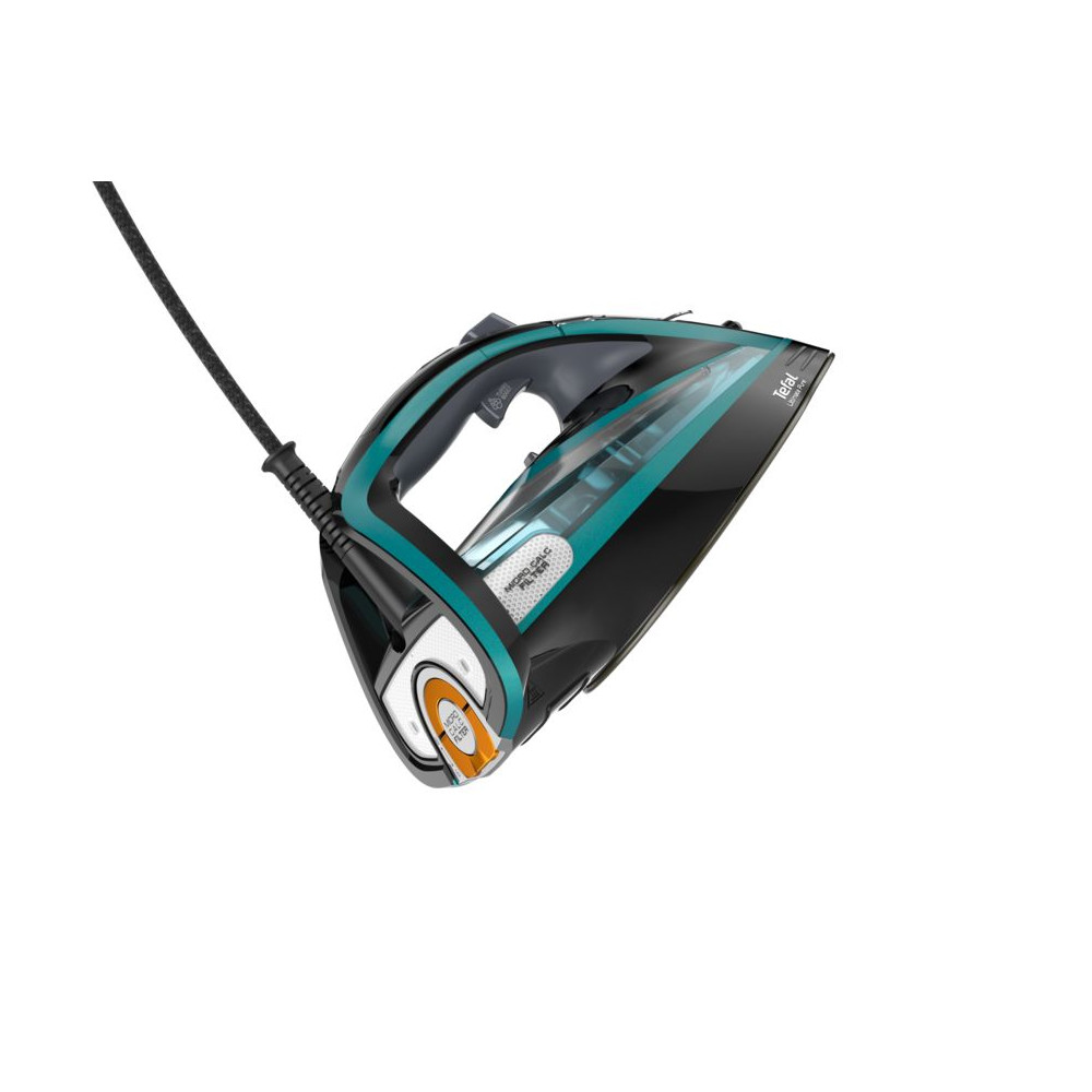 Produktbild för Tefal Ultimate Pure FV9844 Torr & Ångstrykjärn Stryksula Durilium Autoclean 3200 W Svart, Blå
