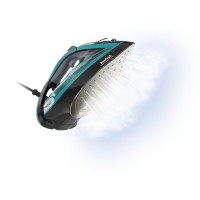 Produktbild för Tefal Ultimate Pure FV9844 Torr & Ångstrykjärn Stryksula Durilium Autoclean 3200 W Svart, Blå