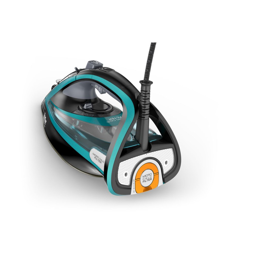 Produktbild för Tefal Ultimate Pure FV9844 Torr & Ångstrykjärn Stryksula Durilium Autoclean 3200 W Svart, Blå