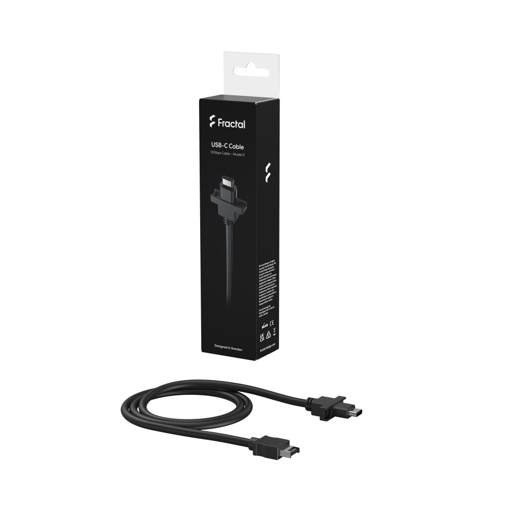 Produktbild för Fractal Design FD-A-USBC-001 USB-kablar 0,67 m Svart