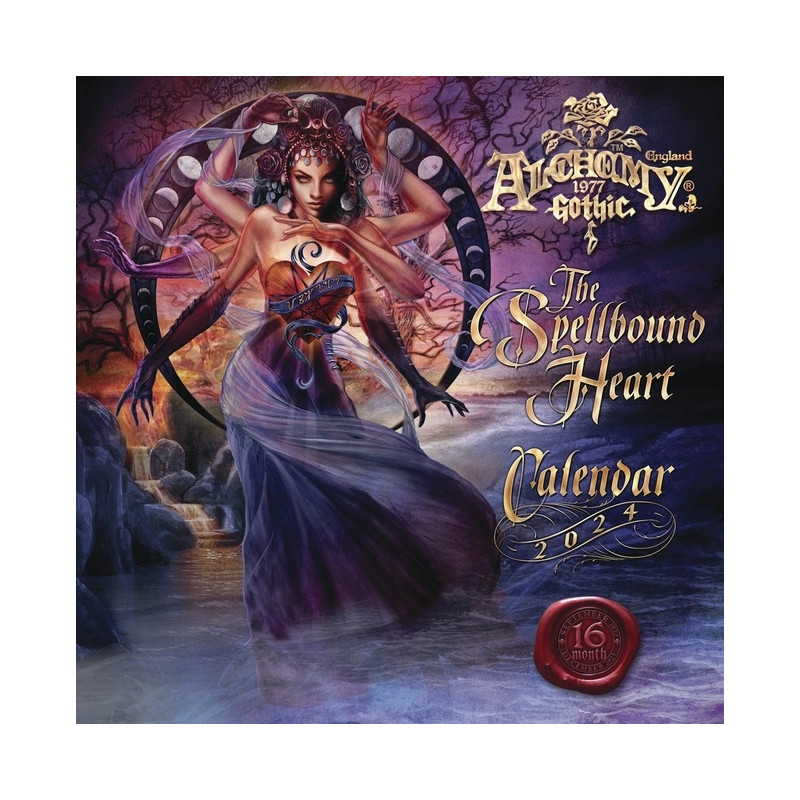 Produktbild för Alchemy 1977 Gothic: The Spellbound Heart 2024 Calendar
