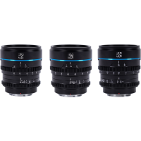 Produktbild för Sirui Cine Lens Nightwalker S35 Kit 24/35/55mm T1.2 X-Mount Black