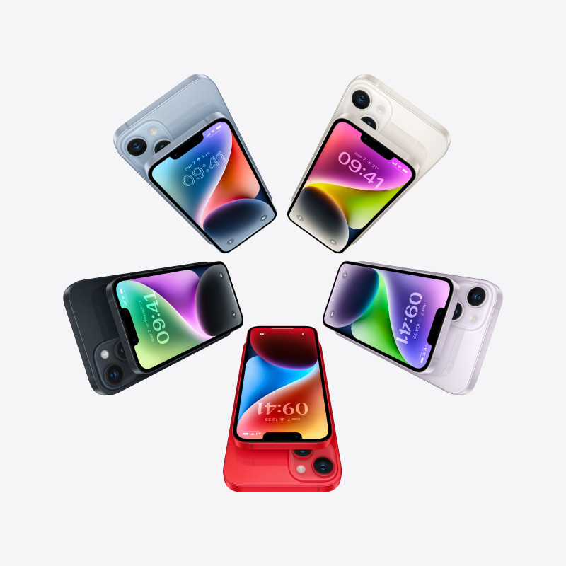 Produktbild för Apple iPhone 14 15,5 cm (6.1") Dubbla SIM-kort iOS 16 5G 512 GB Röd