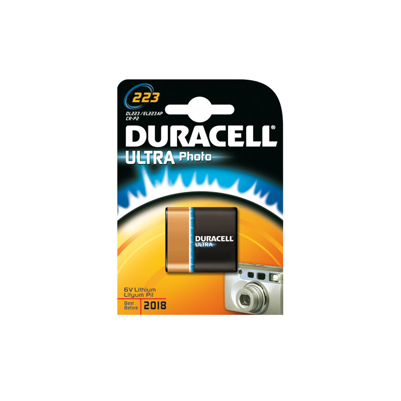 Produktbild för Duracell Ultra Photo 223 Engångsbatteri 6V Nickel-oxyhydroxid (NiOx)