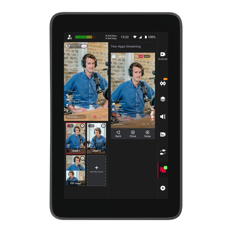 Produktbild för YoloLiv YoloBox Ultra Smart, Portable, All-In-One Live Streaming