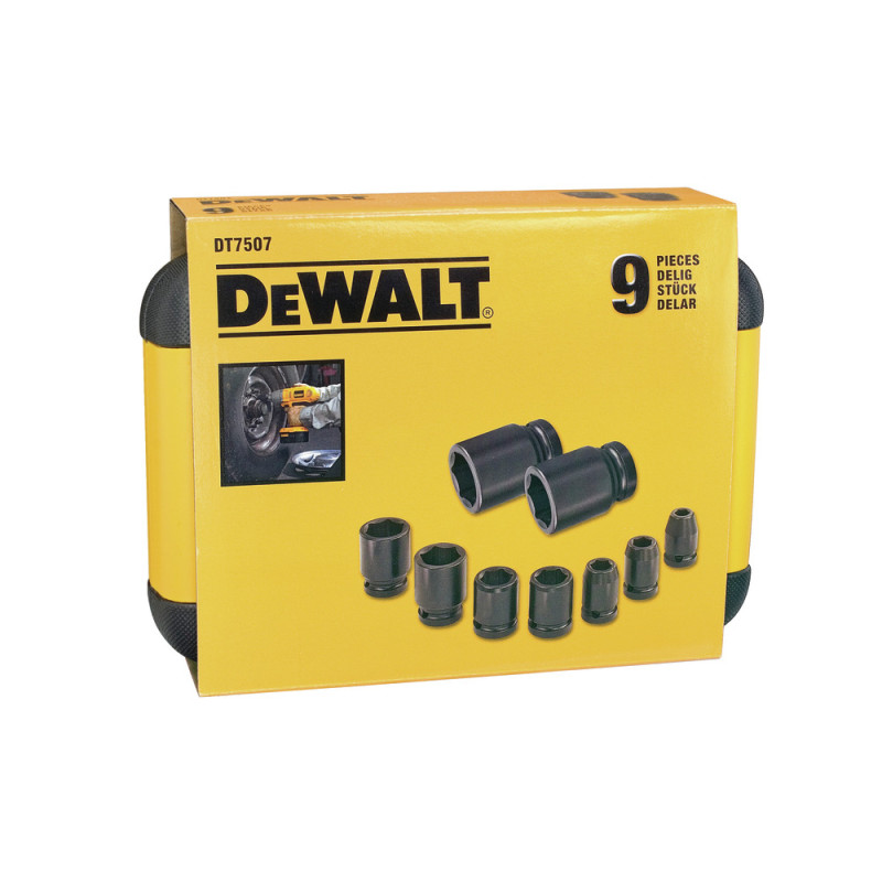 Produktbild för DeWALT DT7507-QZ hylsnyckelsats Hylssats
