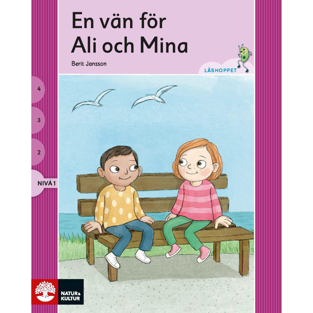Produktbild för Läshoppet Nivå 1- Ali och Mina, 4 titlar (häftad)
