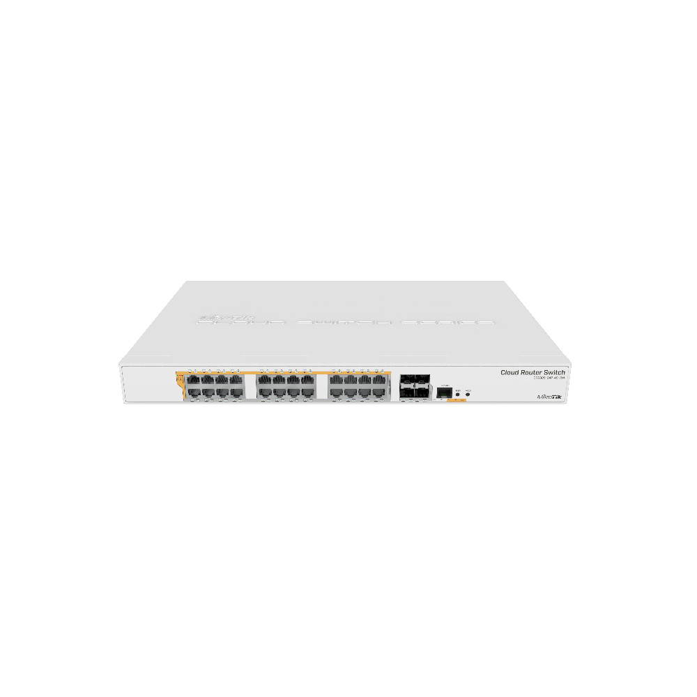 Produktbild för Mikrotik CRS328-24P-4S+RM nätverksswitchar hanterad L2/L3 Gigabit Ethernet (10/100/1000) Strömförsörjning via Ethernet (PoE) stöd 1U Vit