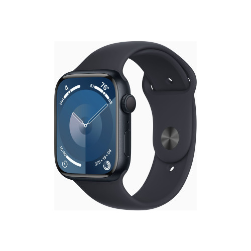 Apple Apple Watch Series 9 (GPS) - midnattsaluminium - smart klocka med sportband - midnatt - 64 GB