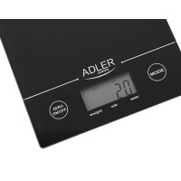Produktbild för Adler AD 3138 b, Mekanisk köksvåg, 5 kg, 1 g, Svart, Bänkdis...
