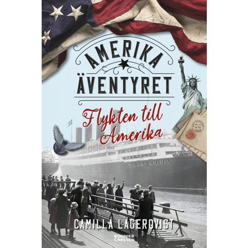 Camilla Lagerqvist Flykten till Amerika (bok, kartonnage)