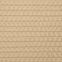 Produktbild för Förvaringskorgar 2 st beige och vit Ø28x28 cm bomull