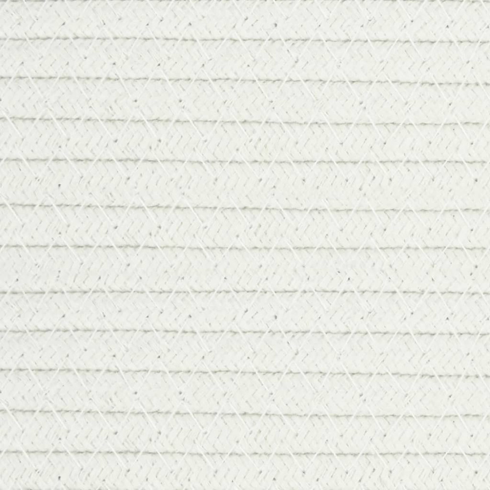 Produktbild för Förvaringskorgar 2 st beige och vit Ø28x28 cm bomull