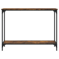 Produktbild för Avlastningsbord rökfärgad ek 101x30,5x75 cm konstruerat trä