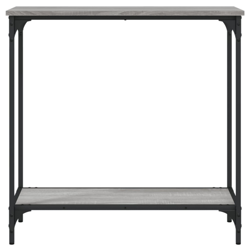 Produktbild för Avlastningsbord grå sonoma-ek 75x30,5x75 cm konstruerat trä
