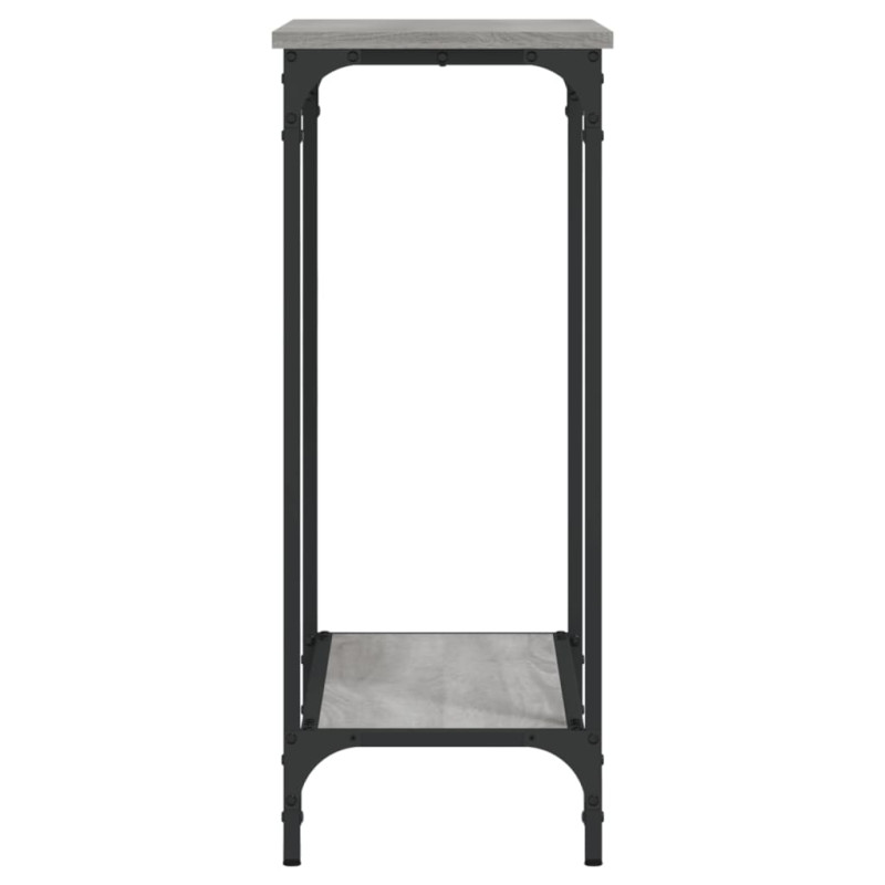 Produktbild för Avlastningsbord grå sonoma-ek 75x30,5x75 cm konstruerat trä