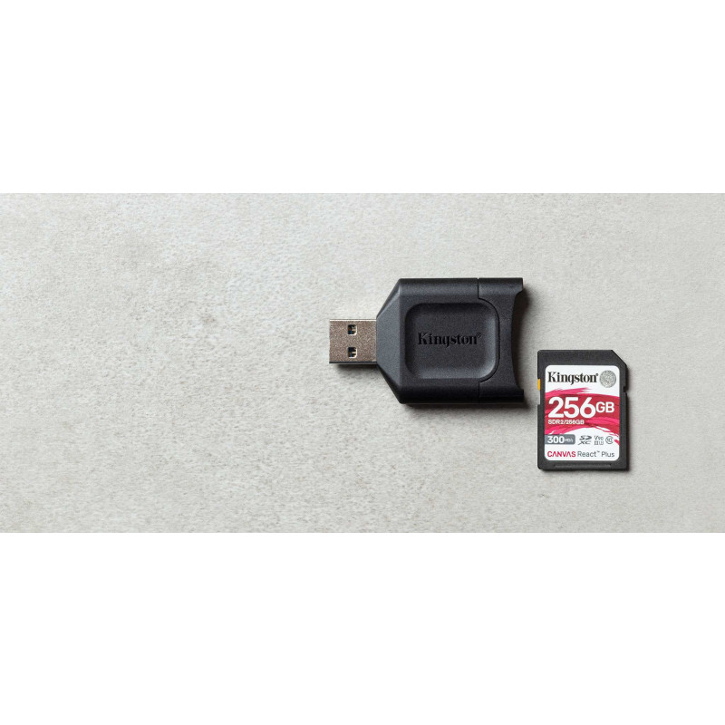Produktbild för Kingston Technology MobileLite Plus kortläsare USB 3.2 Gen 1 (3.1 Gen 1) Type-A Svart