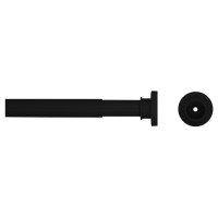 Produktbild för Sealskin Teleskopisk duschdraperistång 80-130 cm svart