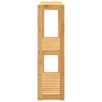 Miniatyr av produktbild för Badrumshylla 3-hyllor väggmonterad 60x15x54 cm bambu