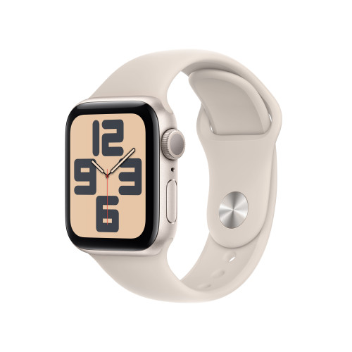 Apple Apple Watch SE OLED 40 mm Digital 324 x 394 pixlar Pekskärm Beige Wi-Fi GPS