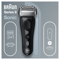 Miniatyr av produktbild för Braun Series 8 81747473 rakapparater för män Folierakapparat Svart