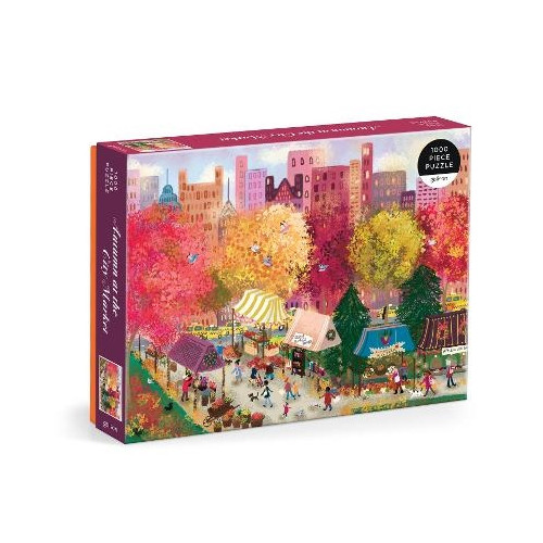 MacMillan Ltd NON Books Joy Laforme Autumn at the City Market 1000 Piece Puzzle (bok, eng)