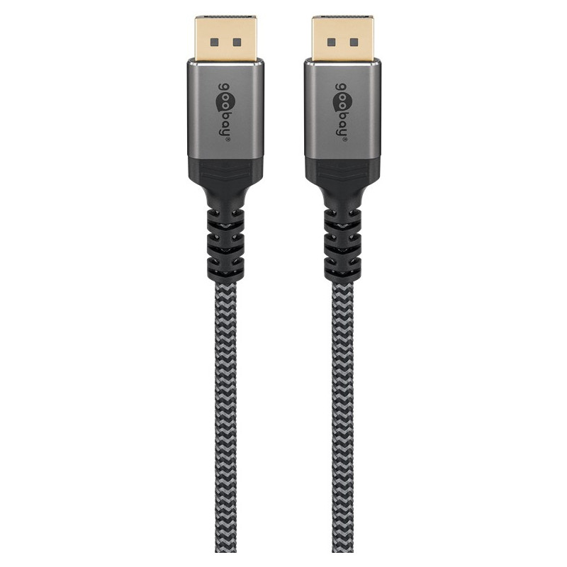 Produktbild för Goobay 65267 DisplayPort-kabel 5 m Grå