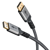 Miniatyr av produktbild för Goobay 65264 DisplayPort-kabel 1 m Grå