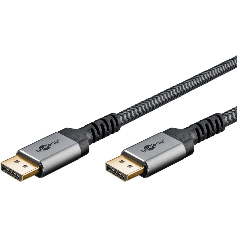 Produktbild för Goobay 65266 DisplayPort-kabel 3 m Grå