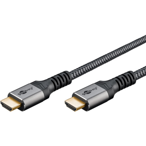 Goobay Goobay 64994 HDMI-kabel 2 m HDMI Typ A (standard) Grå