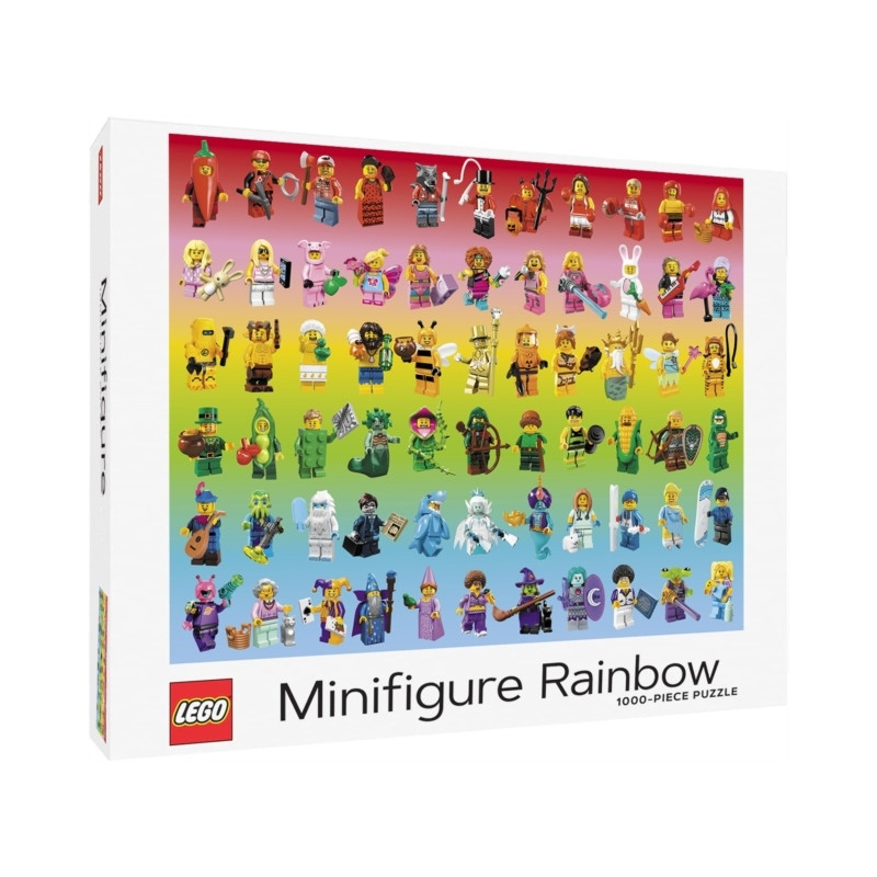 Produktbild för LEGO Minifigure Rainbow 1000Piece Puzzle