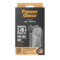 Produktbild för PanzerGlass B1173+2810 skärm- och baksidesskydd till mobiltelefon Genomskinligt skärmskydd Apple 1 styck