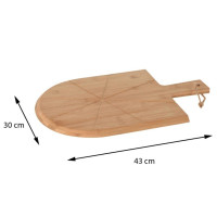 Produktbild för Excellent Houseware Pizzaset 3 delar 43x30 cm bambu