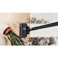 Produktbild för Bosch Serie 8 BSS825ALL upprättstående dammsugare och elektrisk sopborste Batteri Torr Utan påse Svart, Vit 5 Ah