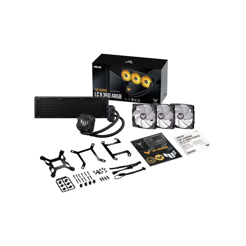 Produktbild för ASUS TUF GAMING LC II 360 ARGB Processor Liquid cooling kit 12 cm Svart