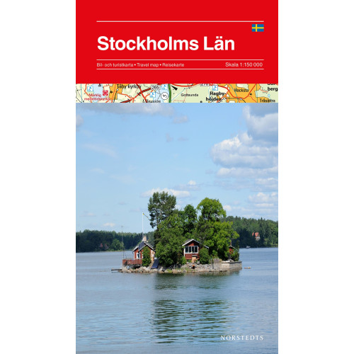Norstedts kartor, Stockholms län karta : 1:150000