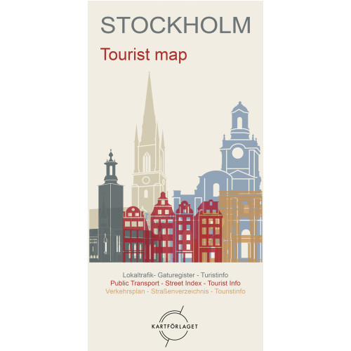 Kartförlaget Stockholm Tourist map Kartförlaget 1:13000