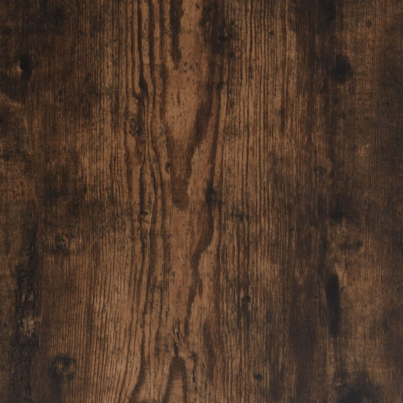 Produktbild för Bokhylla 6 hyllplan rökfärgad ek 60x30x188 cm konstruerat trä
