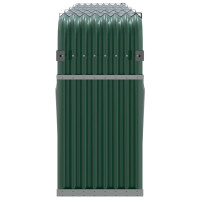 Miniatyr av produktbild för Vedställ grön 300x45x100 cm galvaniserat stål
