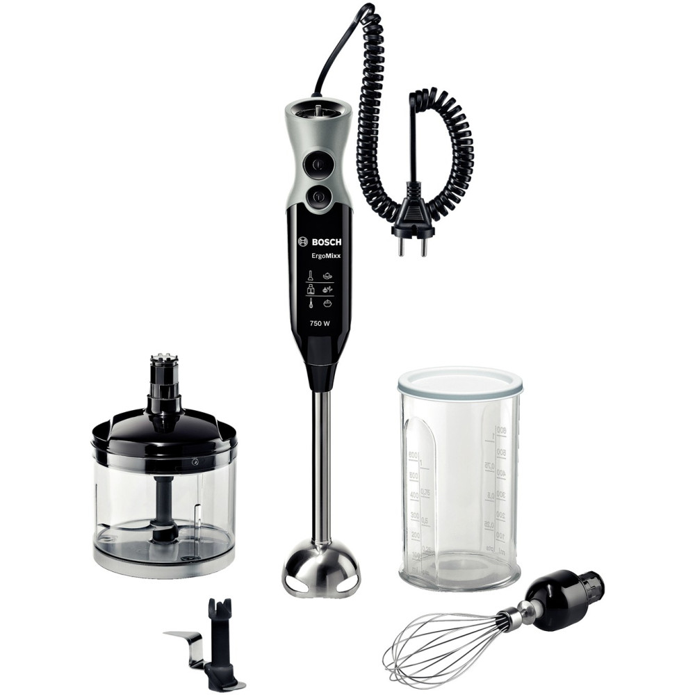 Produktbild för Bosch MSM67170 mixer Stavmixer 750 W Svart, Silver
