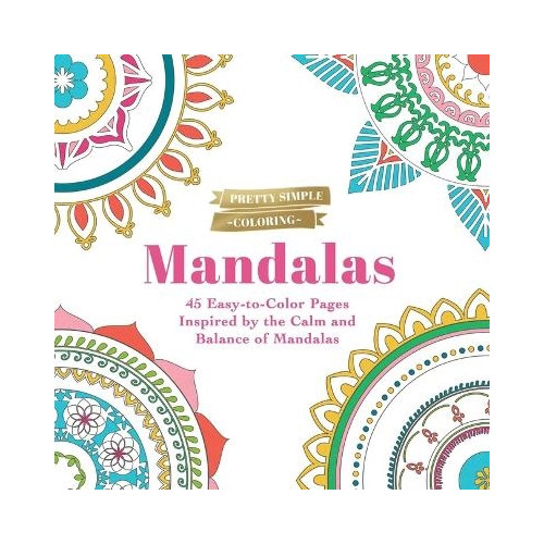 Simon & Schuster Pretty Simple Coloring: Mandalas (häftad, eng)