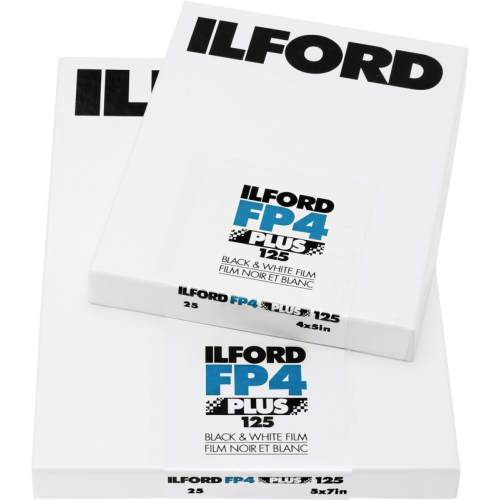 ILFORD PHOTO Ilford FP4 PLUS 4x5" 100 Sheet Film