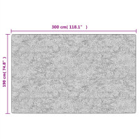 Produktbild för Matta tvättbar flerfärgad 190x300 cm