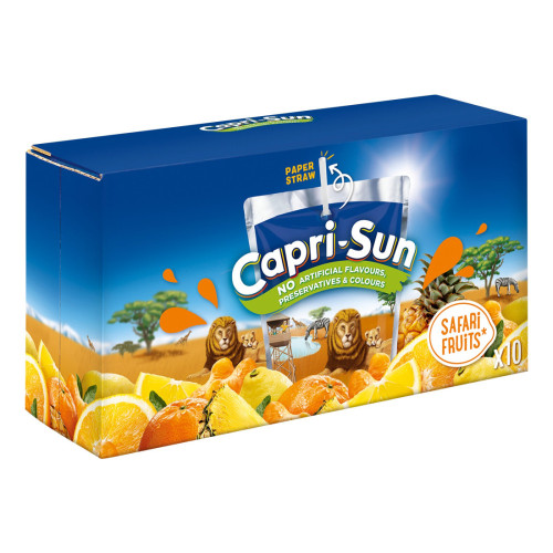 Capri-Sun Safari Fruits Fruktdryck 10 x 20 cl