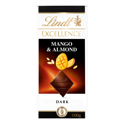 Lindt LIN EXCELLMANGOALMOND100G