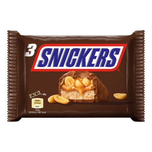 Snickers SNI SNICKERS 3-PACK 150G