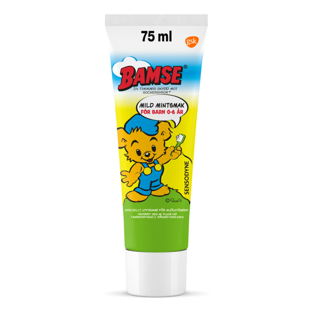 Produktbild för Bamse Tandkräm 75 ml