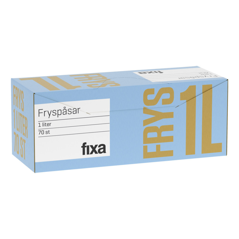 Produktbild för Fryspåse 1 Liter 70-pack