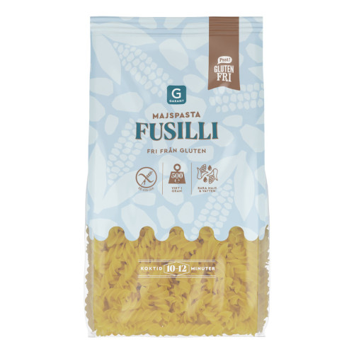 GARANT Fusilli Majspasta Glutenfri 500g